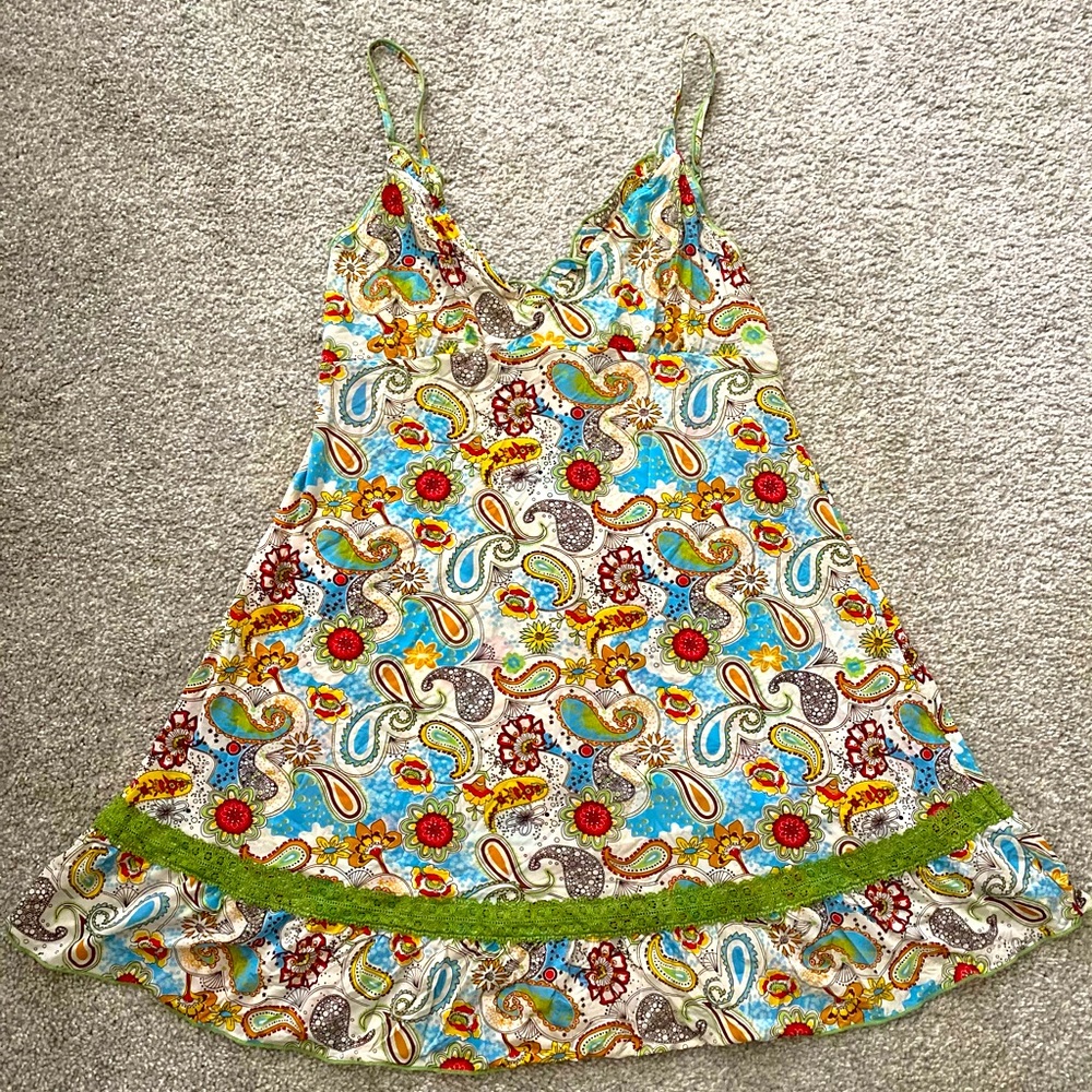 Elle Macpherson paisley chemise